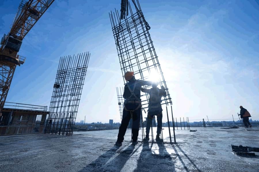 Image illustrant des ouvriers sur un chantier
