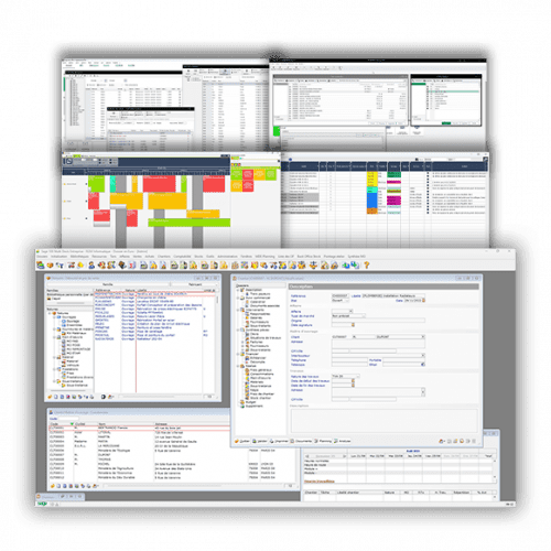 Image illustrant les logiciels qui seront compatibles avec Multi Devis Entreprise grâce à l'accompagnement de RGM Informatique.